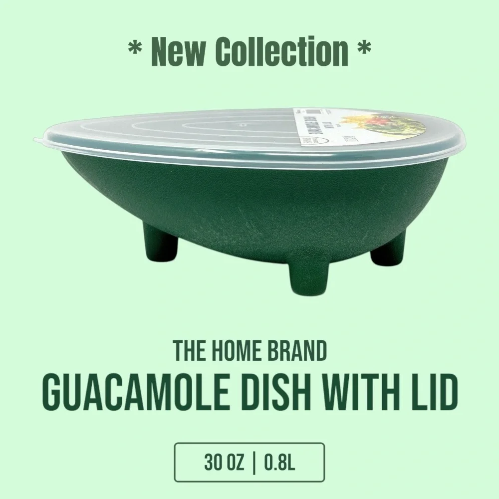 Home Essentials Dark Green Guacamole Server with Lid